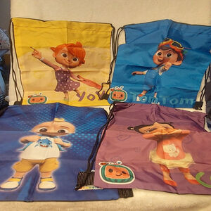 Cocomelon (4)Drawstring Bags
